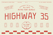 Highway 35 - Retro Font Bundle, a Handwritten Font by Lateral Design (Thumbnail 1 of 17)