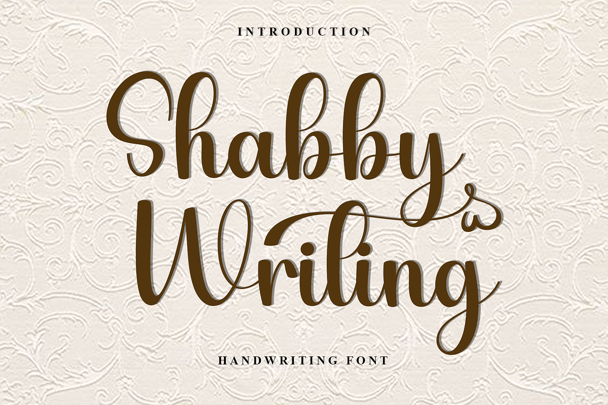 Shabby Writing, a Handwritten Font by InermediaSTUDIO (Photo 1 of 8)