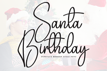 Santa Birthday | Script Font
