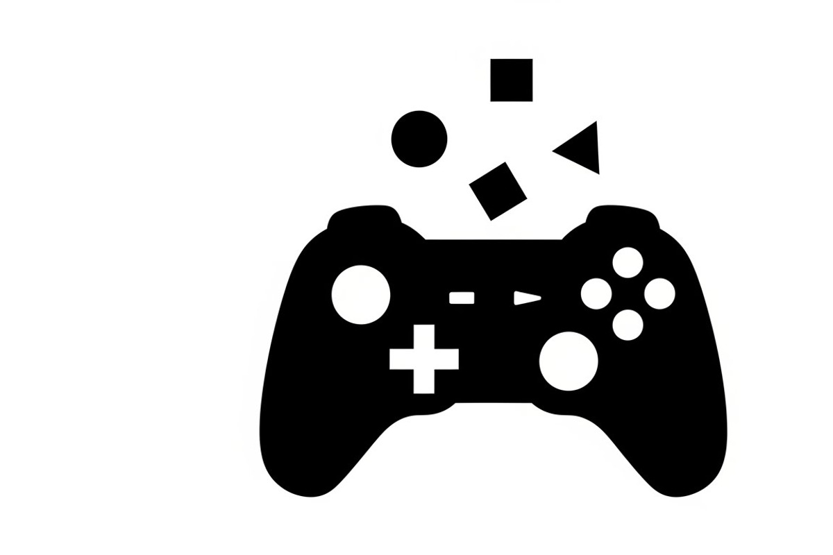 set of gaming controller silhouettes, an Illustration by Amazin_art (Photo 27 of 41)
