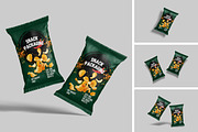 Snack Packaging Mockup, a Mockup by DxSLEX (Thumbnail 1 of 5)