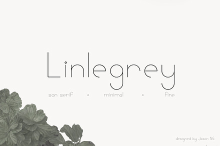 Linlegrey Full set | A Designer Font