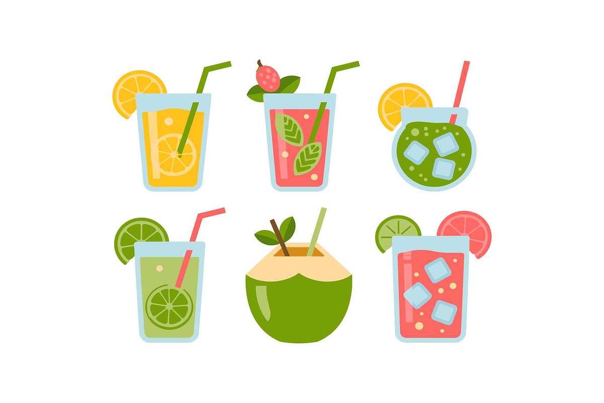 Summer Drink Mega Vector Set, an Object Graphic by Gfx_Store (Photo 8 of 13)