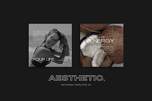 Aesthetic Instagram Templates XVI