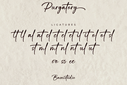 Purgatory – Casual Handwritten Font, a Handwritten Font by Basnistudio (Thumbnail 11 of 13)