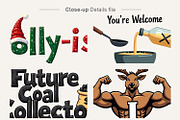 Grumpy Holiday Sassy Quote Clipart, an Illustration by Artnoy (Thumbnail 3 of 8)