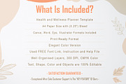 Health and Wellness Planner, a Stationery Template by DesignDevisers (Thumbnail 10 of 10)