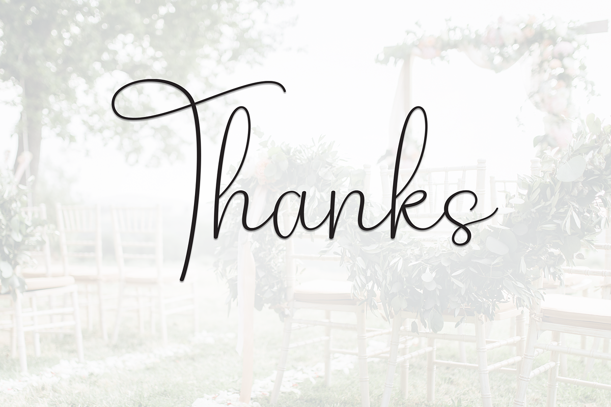 Rustic Wedding | Script Font, a Handwritten Font by Scratchones (Photo 9 of 9)