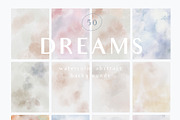 Watercolor soft Abstract Background, a Background Graphic by Grace Noboa Illustrations (Thumbnail 6 of 17)