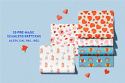 Love Message Valentine's day clipart, an Object Illustration by Felizabeth Design (Thumbnail 7 of 9)