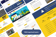 4 in 1 Responsive Website Bundle, an UI Kit Template by UI Pixel (Thumbnail 6 of 12)