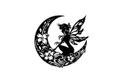 vintage Magical Fairy Moon Set, an Object Graphic by jahid234 (Thumbnail 12 of 13)