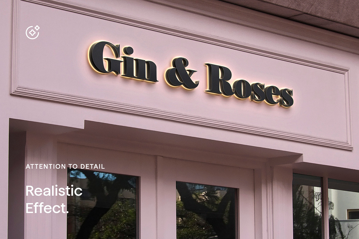 30 Signs & Facade Logo Mockups - V3, an Advertising Mockup by Asylab (Photo 4 of 38)