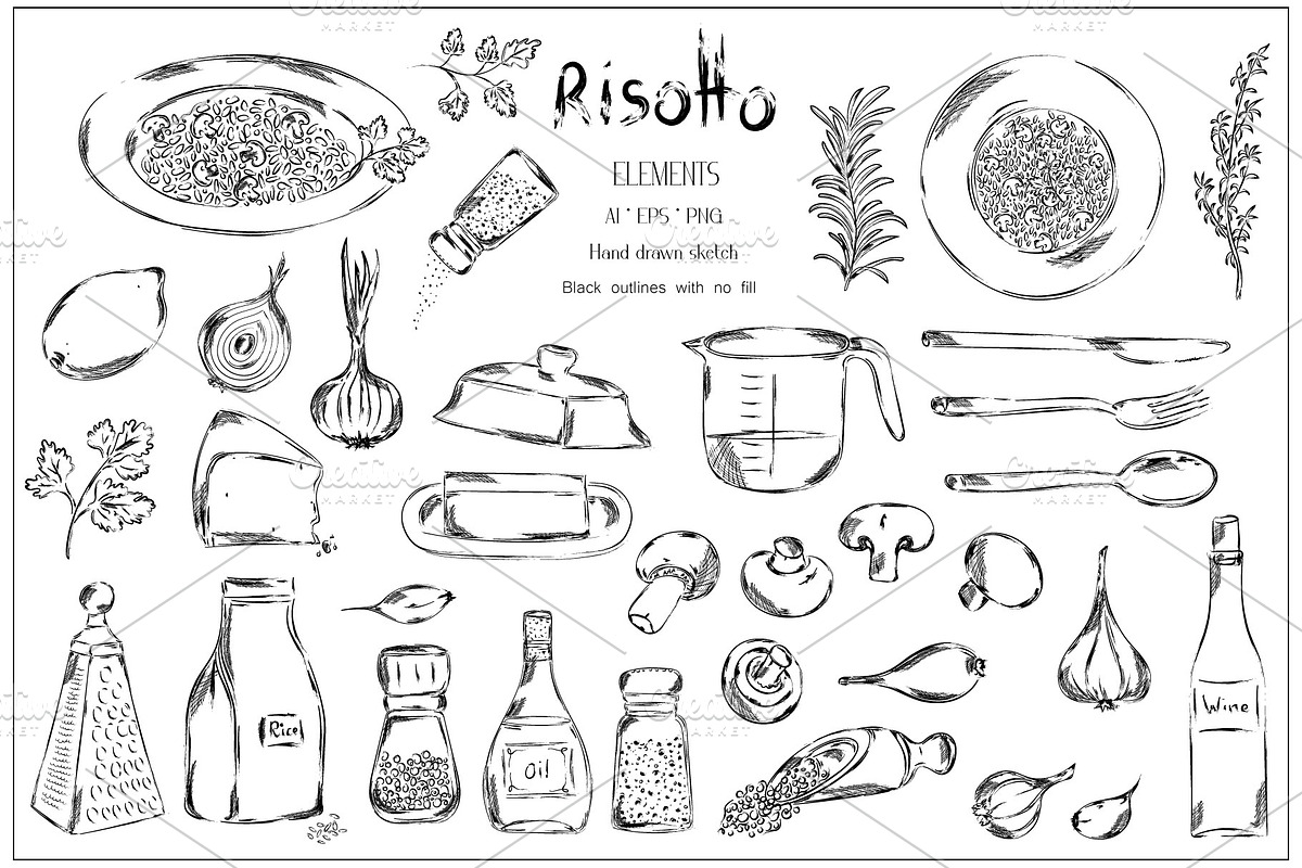 Italian Cuisine Vector Collection, a Graphic by MayaNavits (Photo 4 of 16)