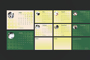 Nature Line Calendar Template, a Stationery Template by Neermana (Thumbnail 4 of 4)