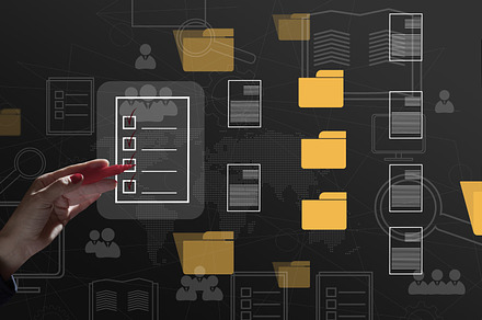 Automated archiving, verification and control of company documen, a Business Photo by ndanko