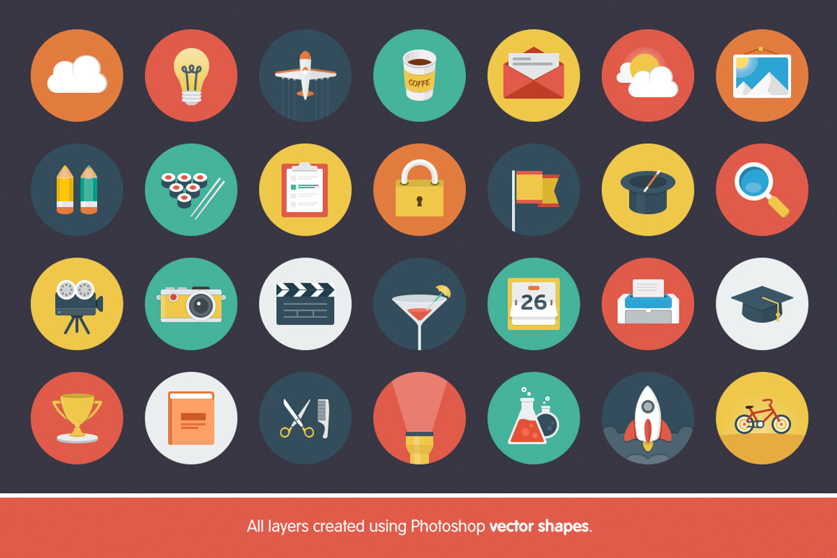 Ballicons — original flat icons set, an Icon by pixelbuddha.net (Photo 3 of 5)