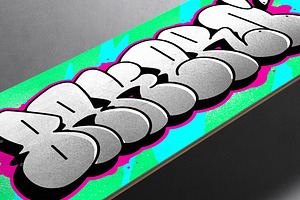 Graffiti Inspired Fonts Throws