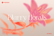 Blurry Florals Abstract Graphics, a Texture Graphic by Youandigraphics (Thumbnail 1 of 12)