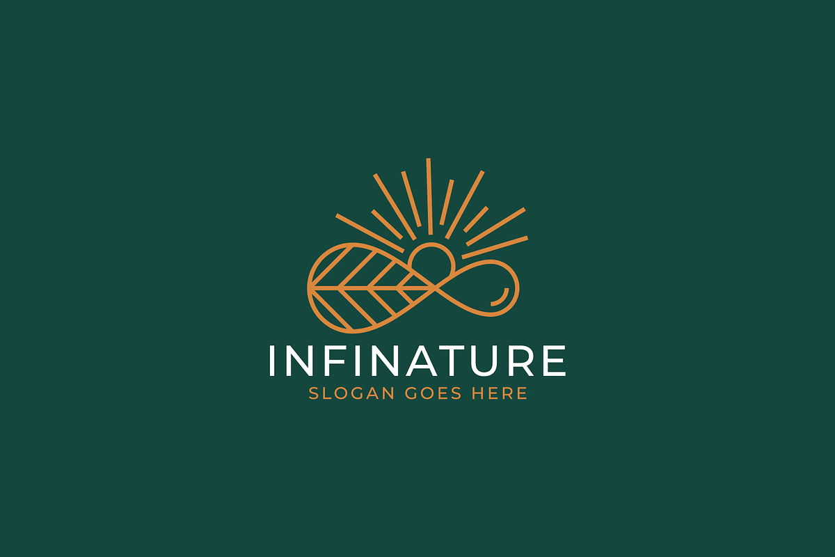 Infinity and Nature Logo Concept, a Branding & Logo Template by Signatoro (Photo 1 of 2)