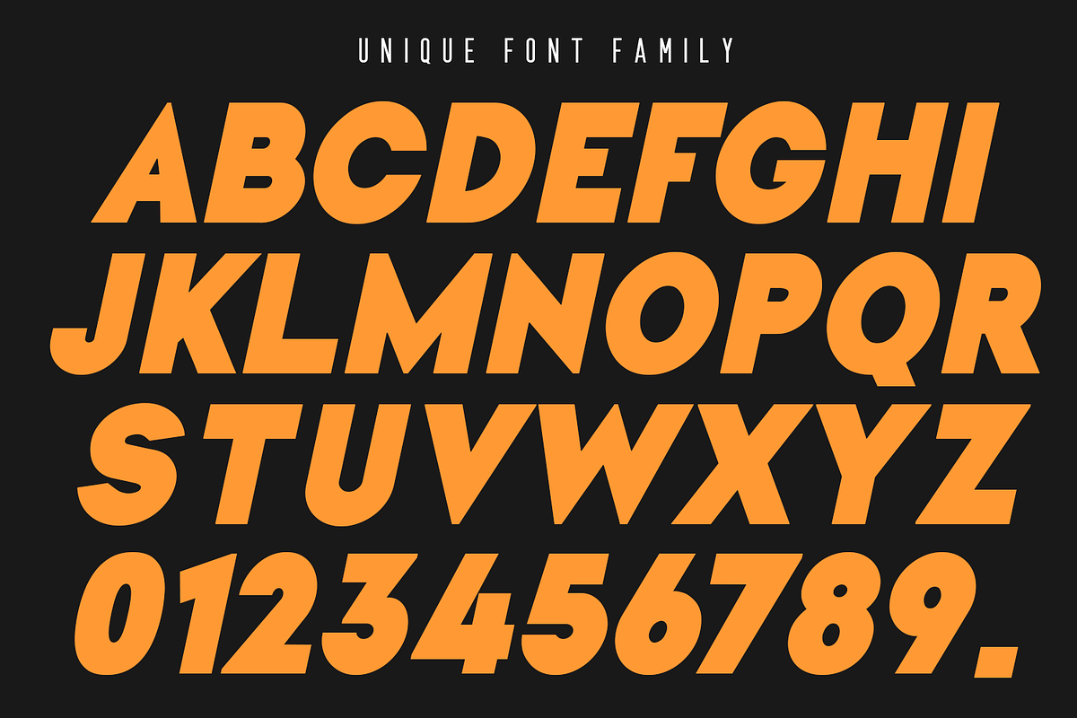 Unique Stripes Font, a Sans Serif Font by 177Studio (Photo 7 of 8)