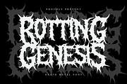 Rotting Genesis | Brutal Death Metal, a Symbol Font by Masyafi Studio (Thumbnail 1 of 9)