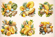 Cozy Summer Clipart, an Illustration by Digital Artistic99 (Thumbnail 2 of 11)