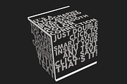 3D Typography PSD Mockup, a Print Template by Sinlatown (Thumbnail 8 of 9)