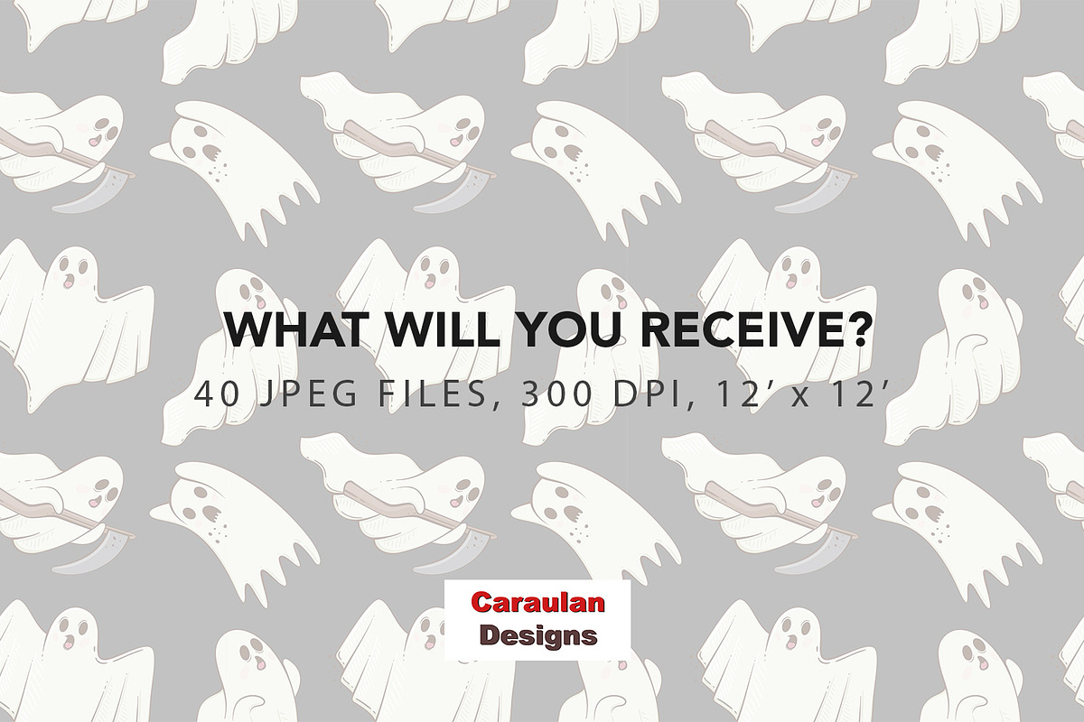 Halloween Patterns Collection, a Pattern Graphic by Serghei Caraulan (Photo 9 of 9)
