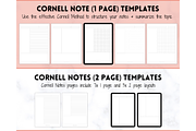 Note Taking Printable Paper Template, a Stationery Template by Templatables (Thumbnail 4 of 10)