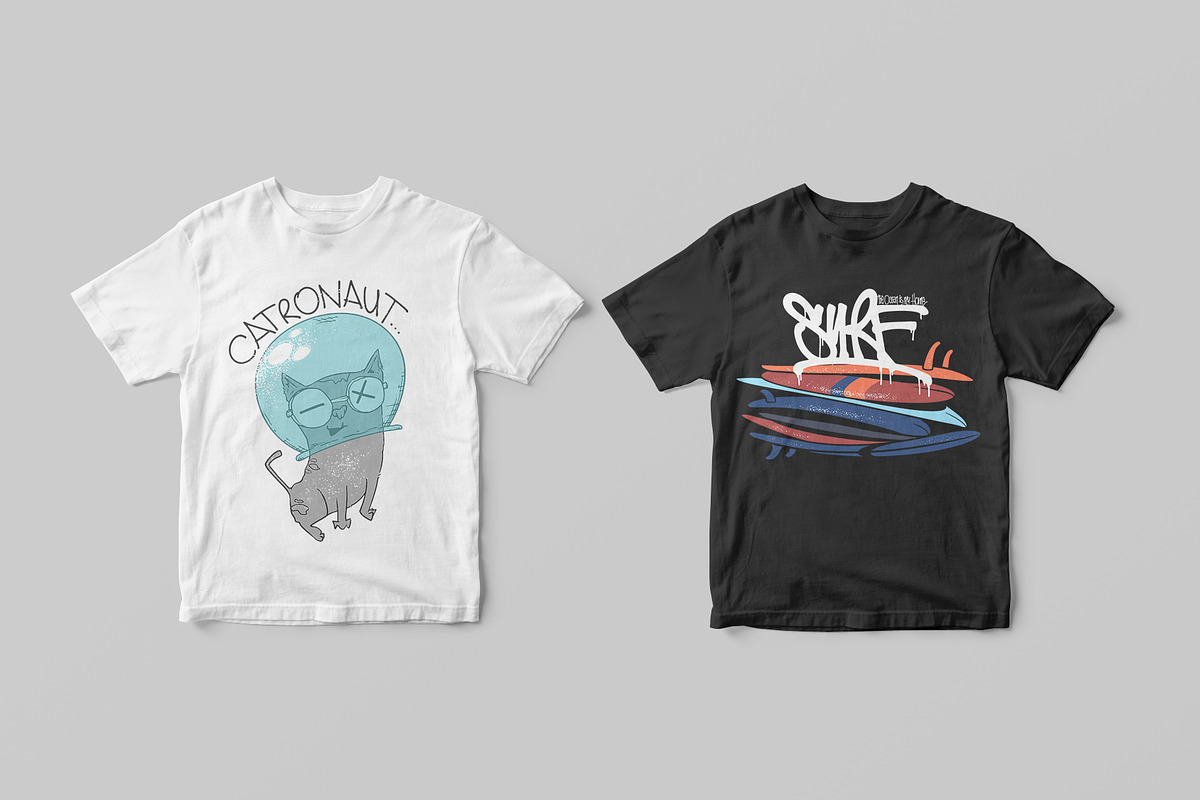 20 T-shirt design collection., an Illustration by Urbanshop (Photo 5 of 5)