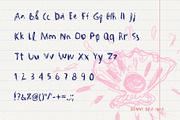 Denny Dra Font - Regular Handwriting, a Handwritten Font by line & plane (Thumbnail 8 of 12)