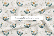 Sweet dreams Patterns & Clipart, an Animal Illustration by GoldmoonUA (Thumbnail 5 of 5)