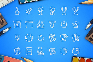 Action Hand Drawn Icons