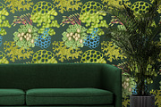 Coral & Moss - Hand-Painted design, a Wallpaper Graphic by ArtPavo (Thumbnail 10 of 10)