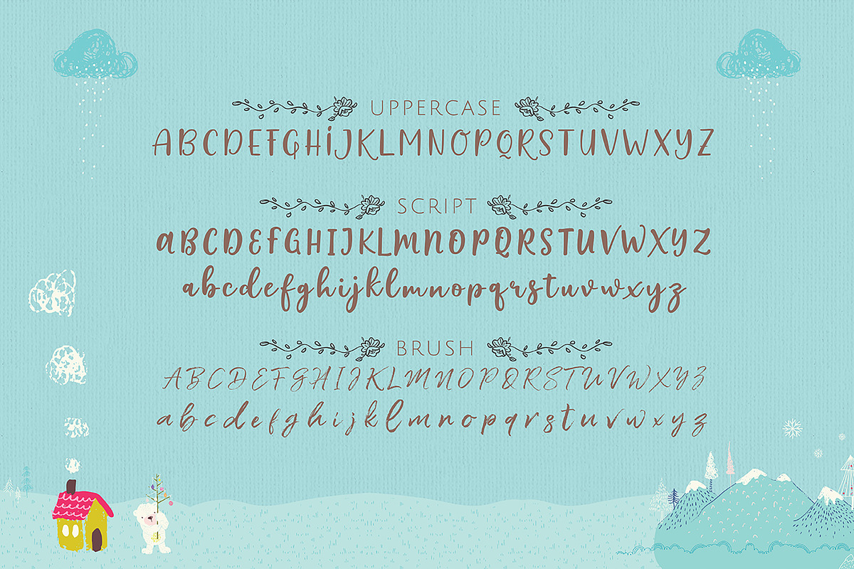 Coldays Memories TRIO Style, a Handwritten Font by Siwox Studios (Photo 4 of 8)