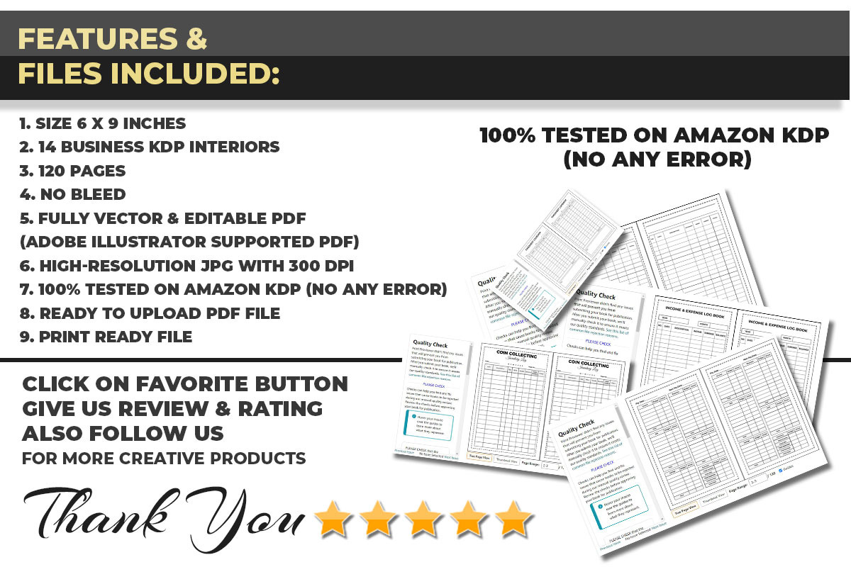 14 Business Editable KDP Interiors, a Templates & Theme by M9 Design (Photo 14 of 15)
