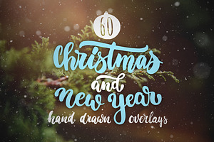 Christmas and New Year overlays set