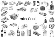Hand-Drawn Icons (Restaurant/Food), an Icon by Onyx Templates (Thumbnail 7 of 10)