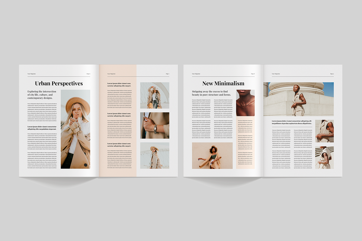 Magazine Layout | Canva & InDesign, a Magazine Template by Leaflove (Photo 5 of 10)