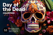 Day of the Dead. 53 images, a Seasonal Illustration by Handmadefont (Thumbnail 1 of 12)