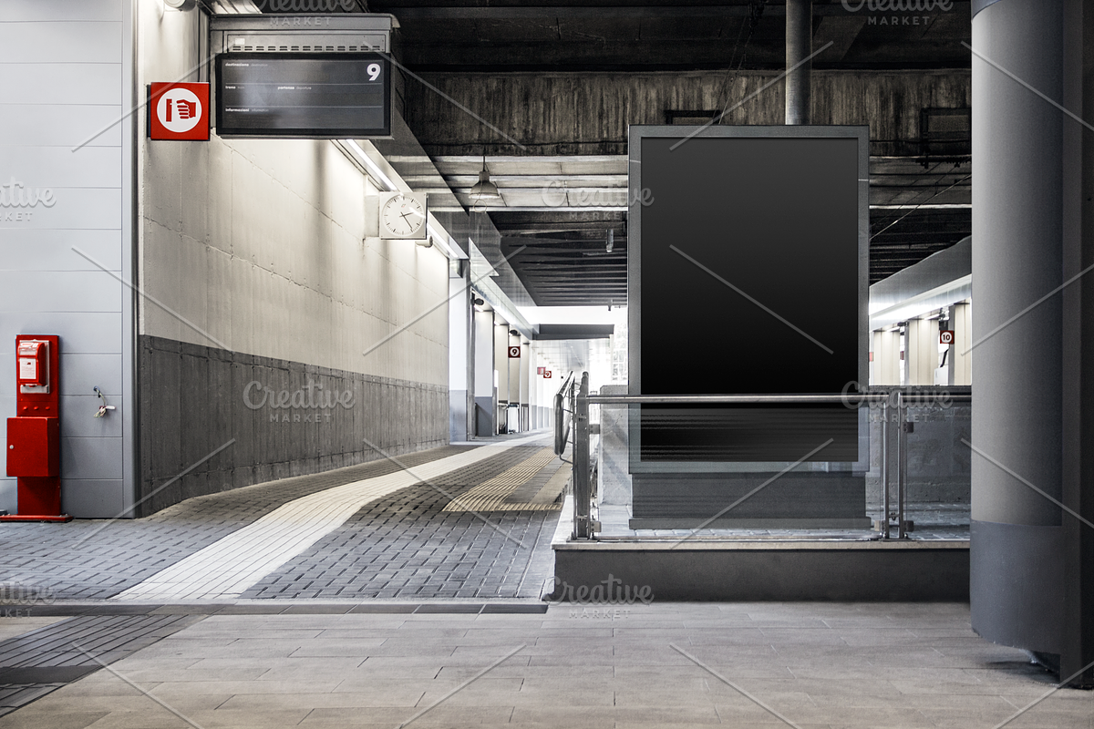 25 Advertising Poster Mockups Bundle, a Print Template by Giallo (Photo 41 of 52)