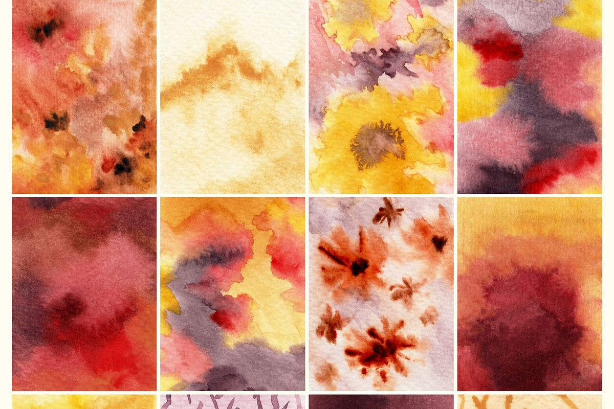 Hand-Painted Watercolor Backgrounds, a Background Graphic by CapriceMeDesigns (Photo 6 of 18)