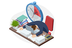 Isometric office scene with, a Finance Illustration by Golden Sikorka