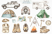 Travel to the mountains watercolor, an Illustration by Marina Ermakova (Thumbnail 3 of 12)