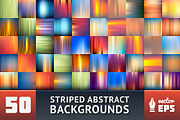 Set of Striped Abstract Backgrounds, a Texture Graphic by Alex Serada (Thumbnail 1 of 4)