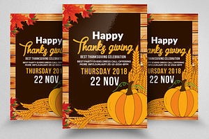 Thanksgiving 10 Flyers Bundle