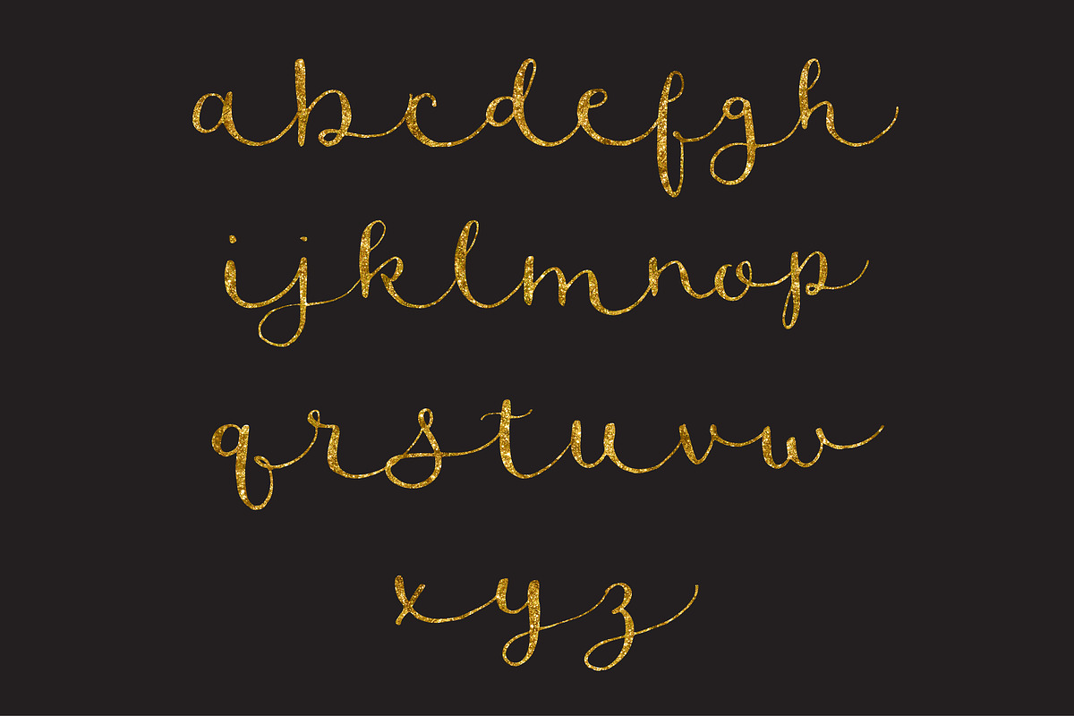Sylvia Script - lowercase lettering preview 4