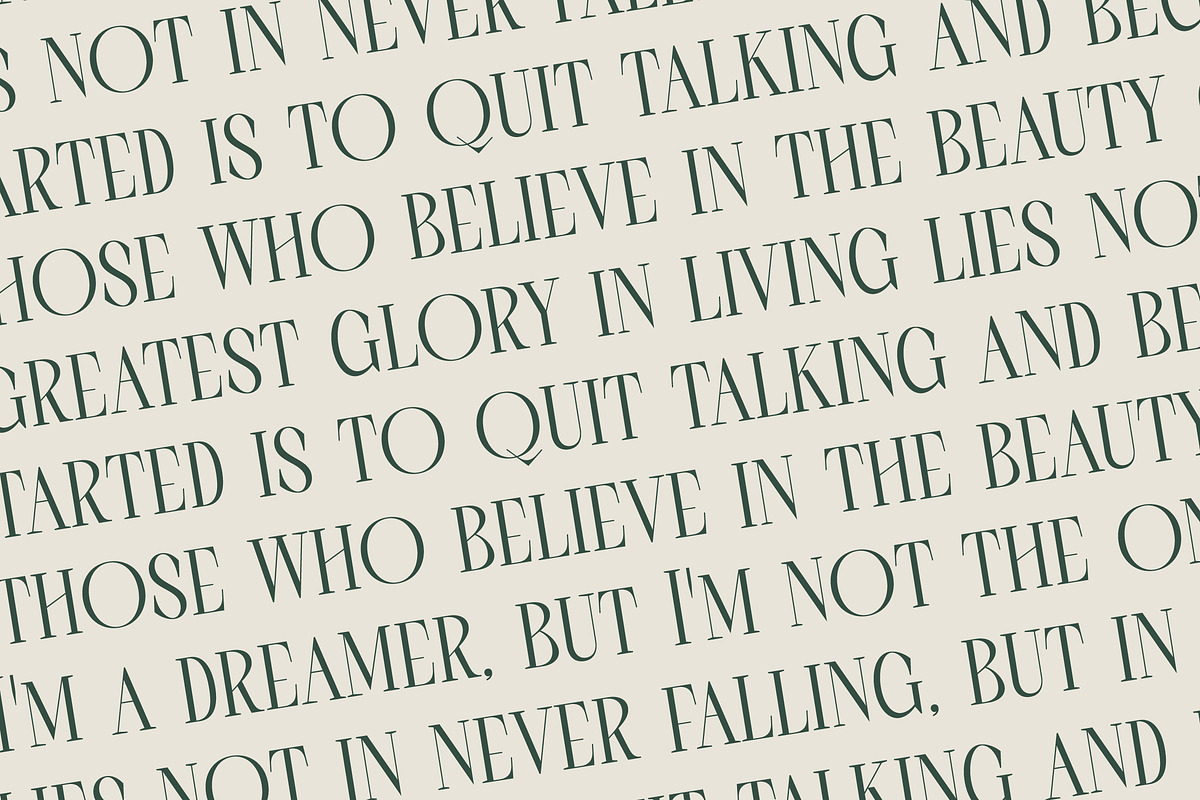 Scarfi Modern All Caps Serif, a Serif Font by timelesstype.co (Photo 15 of 20)