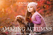 71 Autumn Lightroom Presets, an Action Add-On by Lensgrade.com (Thumbnail 1 of 12)